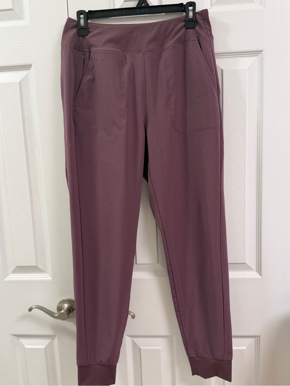 CRZ YOGA Mauve Plum Jogger Pants Women’s M 8-10 Stretch Athleisure